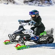 电动冬季雪橇车赛车手雪地摩托车方向盘草地沙地沙滩踏板车履带式