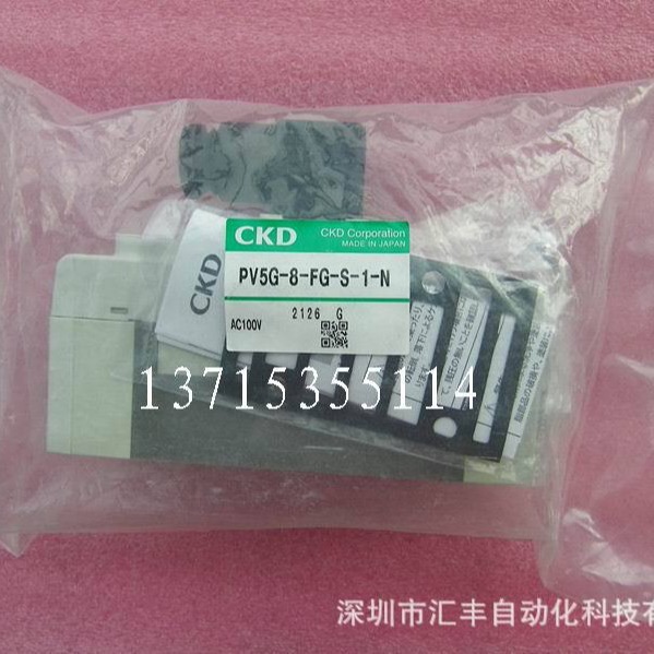 日本CKD原装电磁阀 PV5G-8-FG-S-1-N AC100V 4RD310-08-E2-3