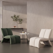 网红单人沙发异形设计师洽谈桌椅组合一桌两椅创意休闲美容院酒店