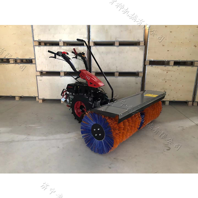 手推全齿轮三合一扫雪机厂区冬季路面清扫机车间工业地坪扫灰机