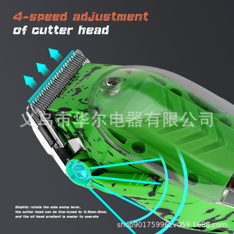 Universal Hot Selling Transparent Electric Hair Cutter Machine Full Transparent Electric Shaver Hair Salon Electric Clipper Hair Trimmer