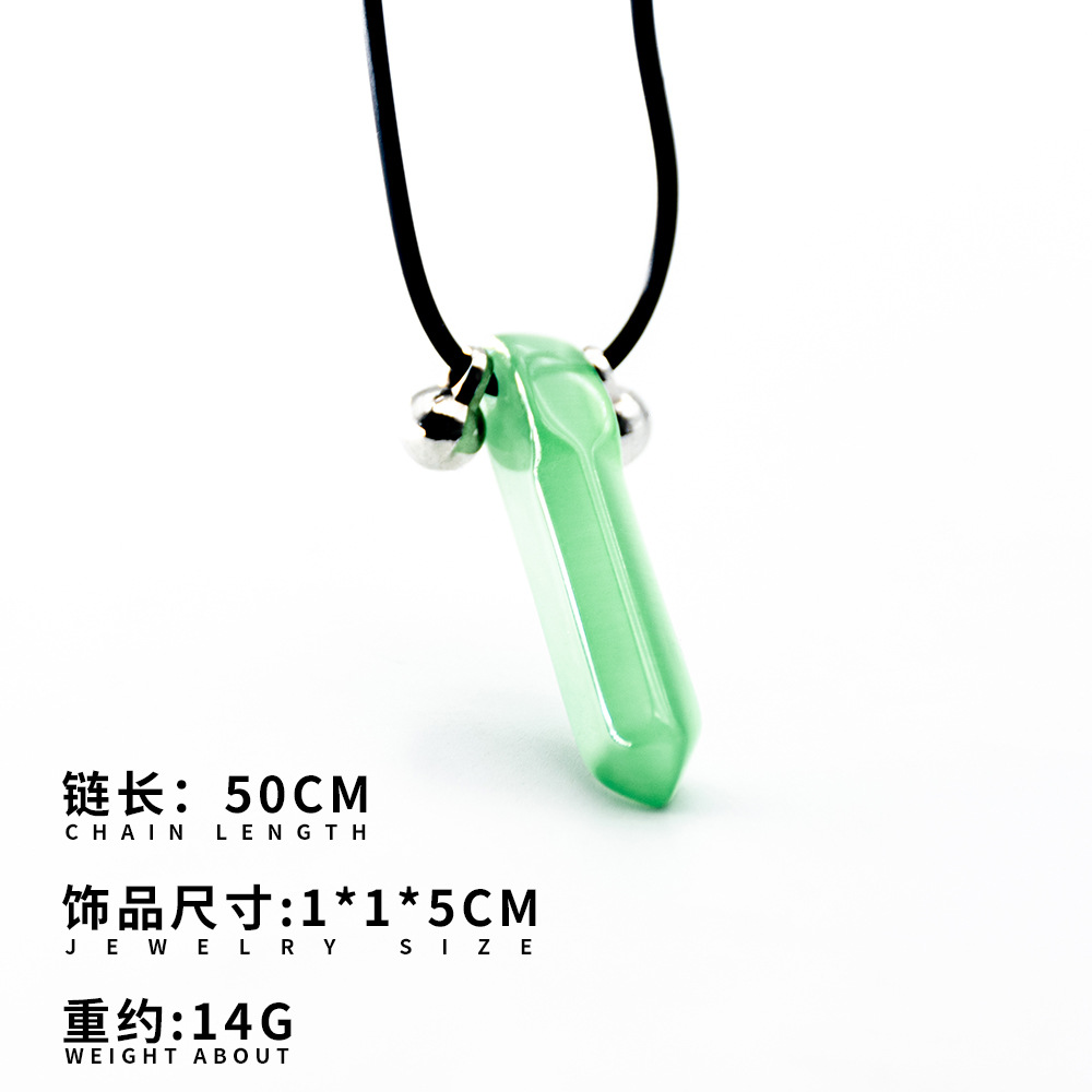 動漫COS鳴人九尾綱手初代人柱力木葉周邊水晶鼬三環忍者項鍊