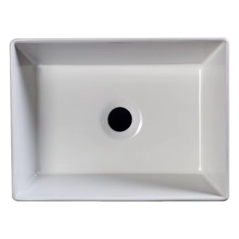 Contador profundo lavabo a prueba de salpicaduras de gran tamaño lavabo baño hogar lavabo de cerámica balcón lavabo de lavandería