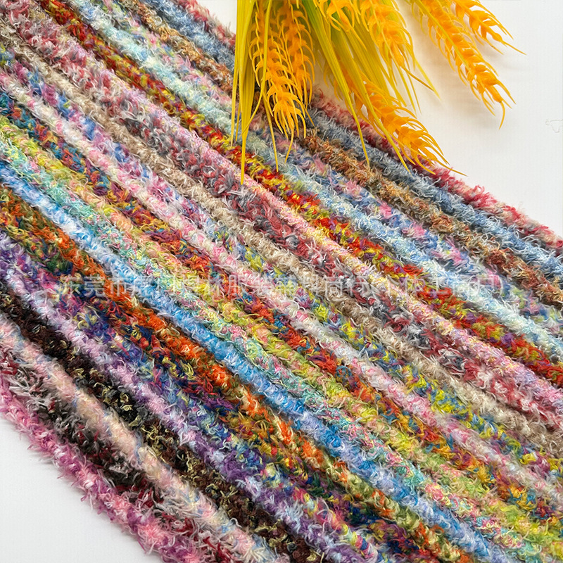 6mm Coral Plush Round Rope Autumn and Winter New Teddy Curly Plush Multi-Color Braided Core Round Rope DIY Mobile Phone Lanyard 6mm Coral Plush Round Rope Autumn and Winter New Teddy Curly Plush Multi-Color Braided Core Round Rope DIY Mobile Phone Lanyard