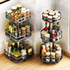 rotate Spice rack kitchen Shelf mesa Corner Condiment Storage Shelf circular Corner Sauce bottle