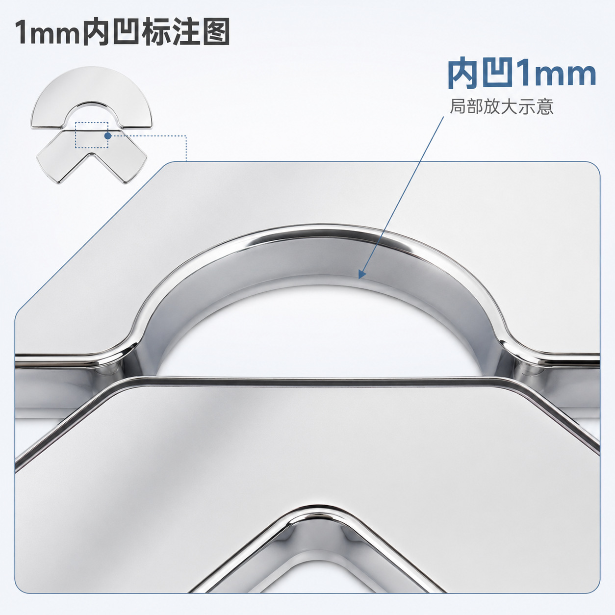 Suitable for Nio 26 models es8/et5t/es9, universal cover with cloisonné enamel, special base for modified decorative car emblems