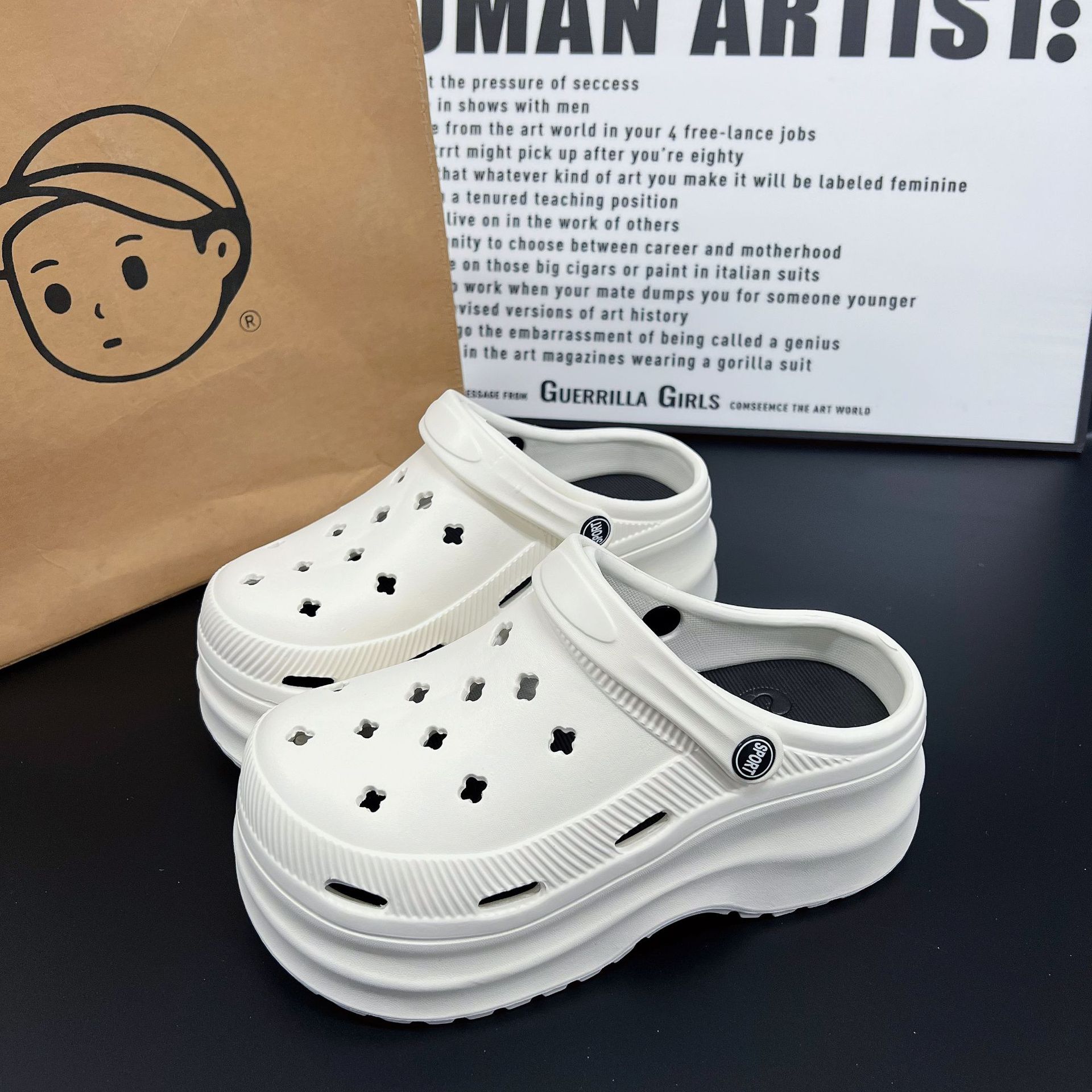 【화이트】누드 슈즈