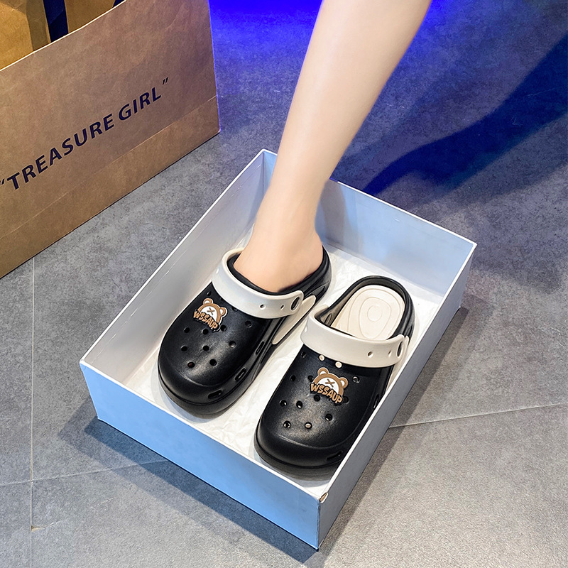 Zapatillas de mierda para hombres de verano, sandalias deportivas de playa de playa para jóvenes conductores al aire libre de dos usos.