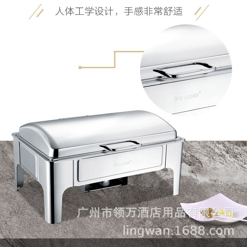長方形のセルフサービス炉アルコール加熱電気加熱布菲炉ホテル朝食保温炉|undefined