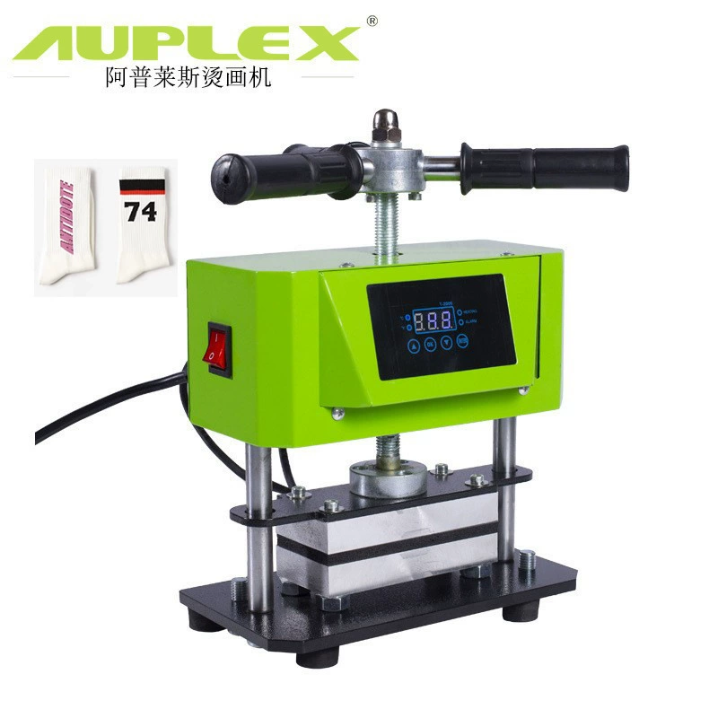 Горячий пресс канифоль пресс тепла пресс канифоль машина 6*12 см теплопередачи машина Верхняя и нижняя плита Отопление пресс