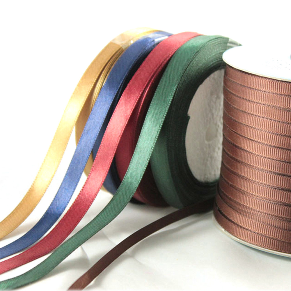 现货批发大红色缎带 多规格彩色色丁带 礼品包装diy配饰涤纶带