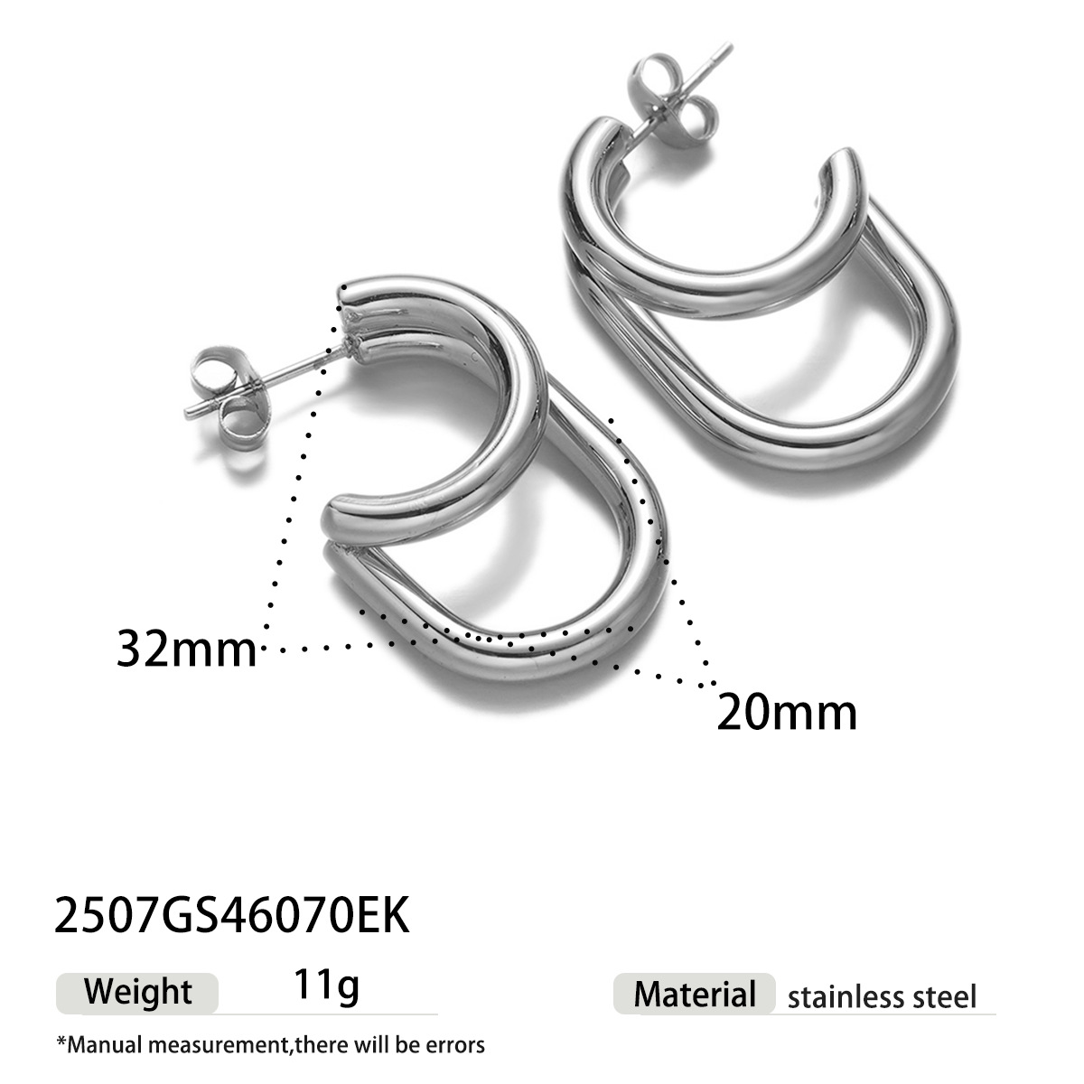TENA europa y americana de acero inoxidable ligero de lujo de alto nivel galvanizado inductivo 18k oro de forma especial abertura pendientes de acero de titanio vacaciones
