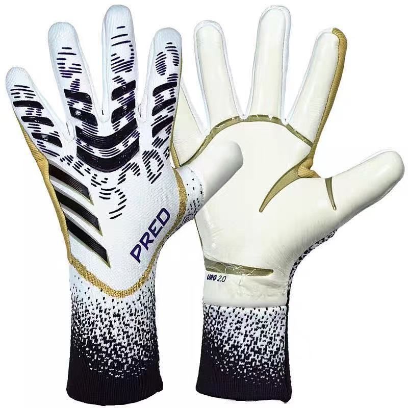 Guantes de portero de fútbol entrenamiento antideslizante para niños guantes de portero de desgaste guantes de fútbol para adultos antideslizantes con protector de dedos