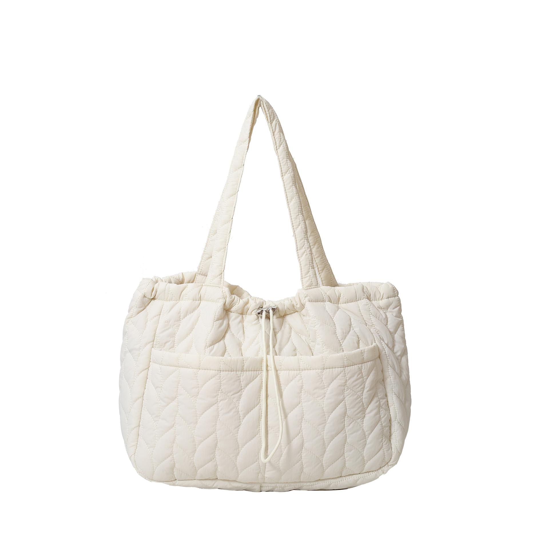 Women's Large Capacity Lightweight Pleated Nylon Underarm Bag, Casual Versatile Zipper Shoulder Bag For Commuting - Thumbnail 7
