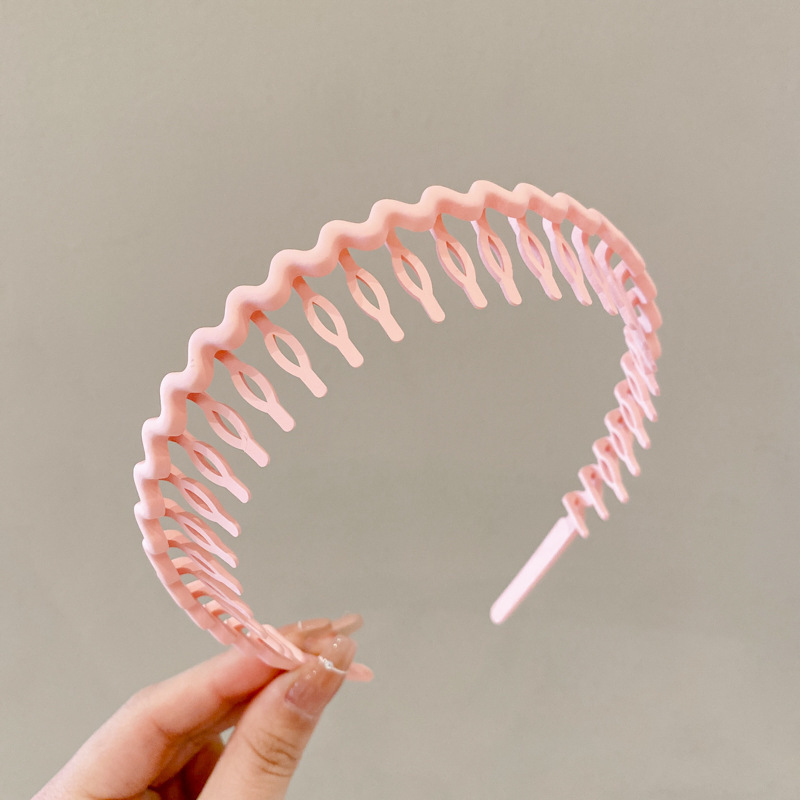 Simple acabado de cabello roto artefacto de gran onda 2024 nuevo tipo con dientes antideslizante temperamento de alto cráneo fijación de cabeza