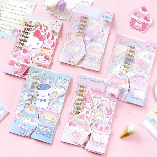 Jade Dog Letter Paper Set Melody Cute Girly Heart Cartoon Shaped Note Paper Set Student Letter Paper