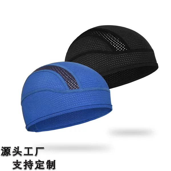 Summer Riding Hat Mesh Hat Bike Motorcycle Helmet Lining Beanie Hat Sweat-absorbent Quick-drying Amazon Explosion