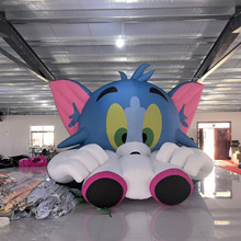 充气卡通人偶户外大型膨胀动物公仔吉祥物兔子发光美陈装置气模