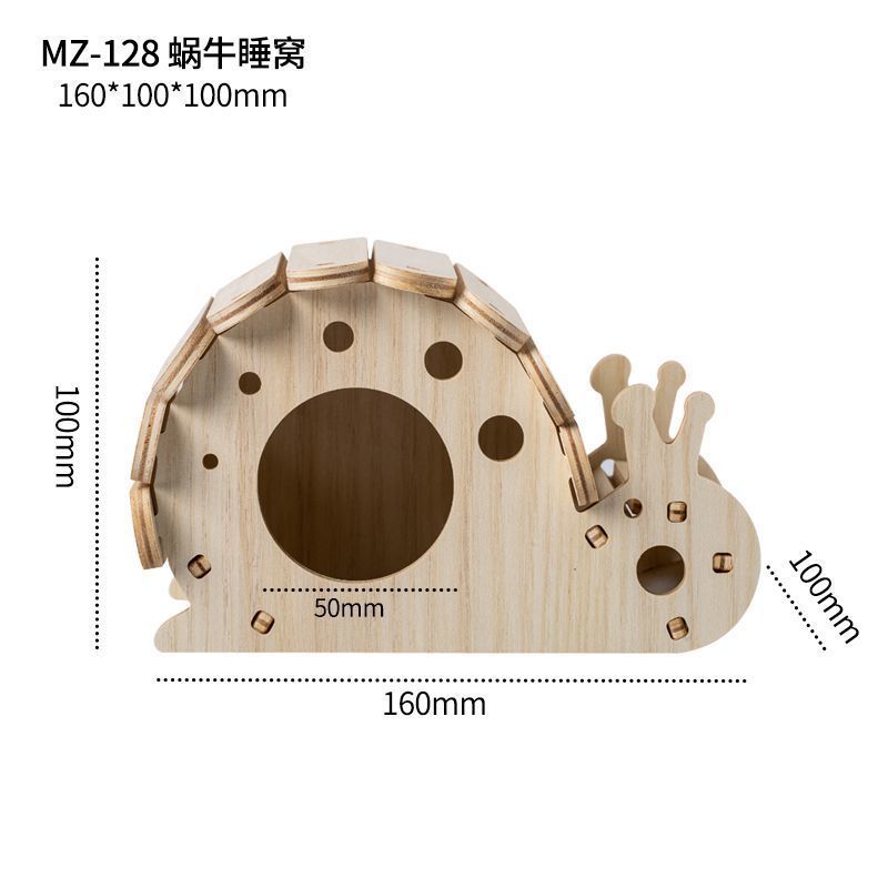 ハムスターハイドハウス、噛みつき防止、登山トレーニング、スリーピングネスト、ゴールデンベア、夏の装飾品、木造住宅、小さな別荘|undefined