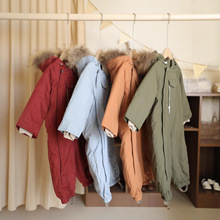 ins风25AW秋冬miniature新款MAT男女宝童装加厚防风防水连体棉服