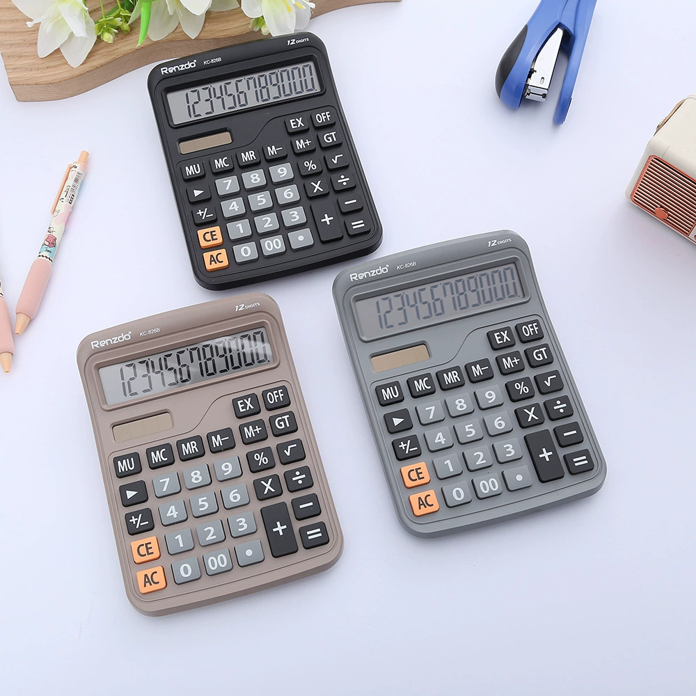 KC-826 калькулятор Финансовый учет Специальный большой компьютер Клавиша Калькулятор Студенческий финансовый офис Рабочий стол