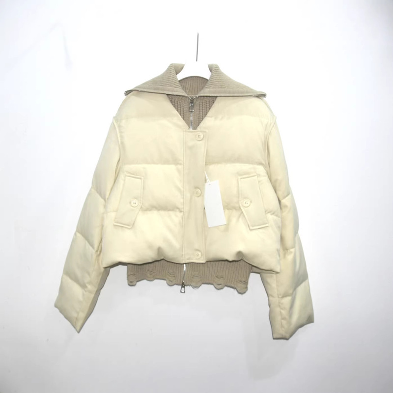 Wa, It Looks Great! over 1900+ in Sales! Same Style as Sun Qian, Two-Piece Set: down Jacket and Knitted Vest, 90% Down, Warm Coat