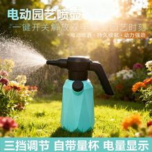 跨境专供电动喷壶喷水壶浇花清洁消毒家用手持小型园艺打药喷雾器