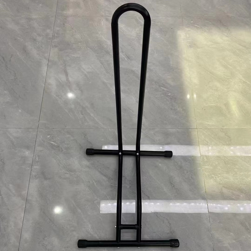 Soporte de exhibición de bicicleta de estacionamiento tipo L soporte de exhibición de bicicleta de montaña plug-in soporte de exhibición portátil dividido desmontable