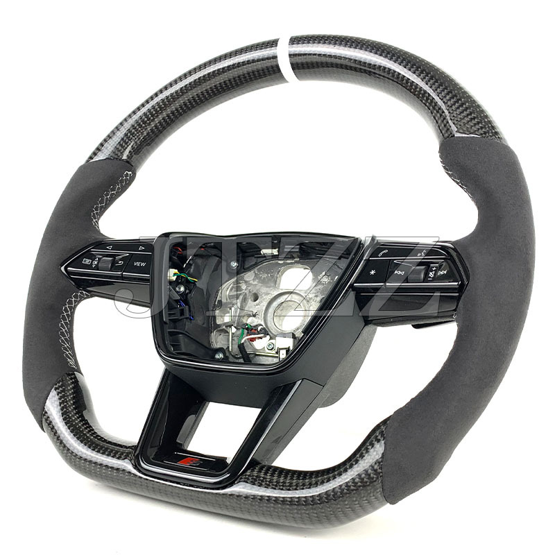 Suitable for Audi A4 Q5 Q7 A3 Q3 A7 C8 modified new sports carbon fiber steering wheel
