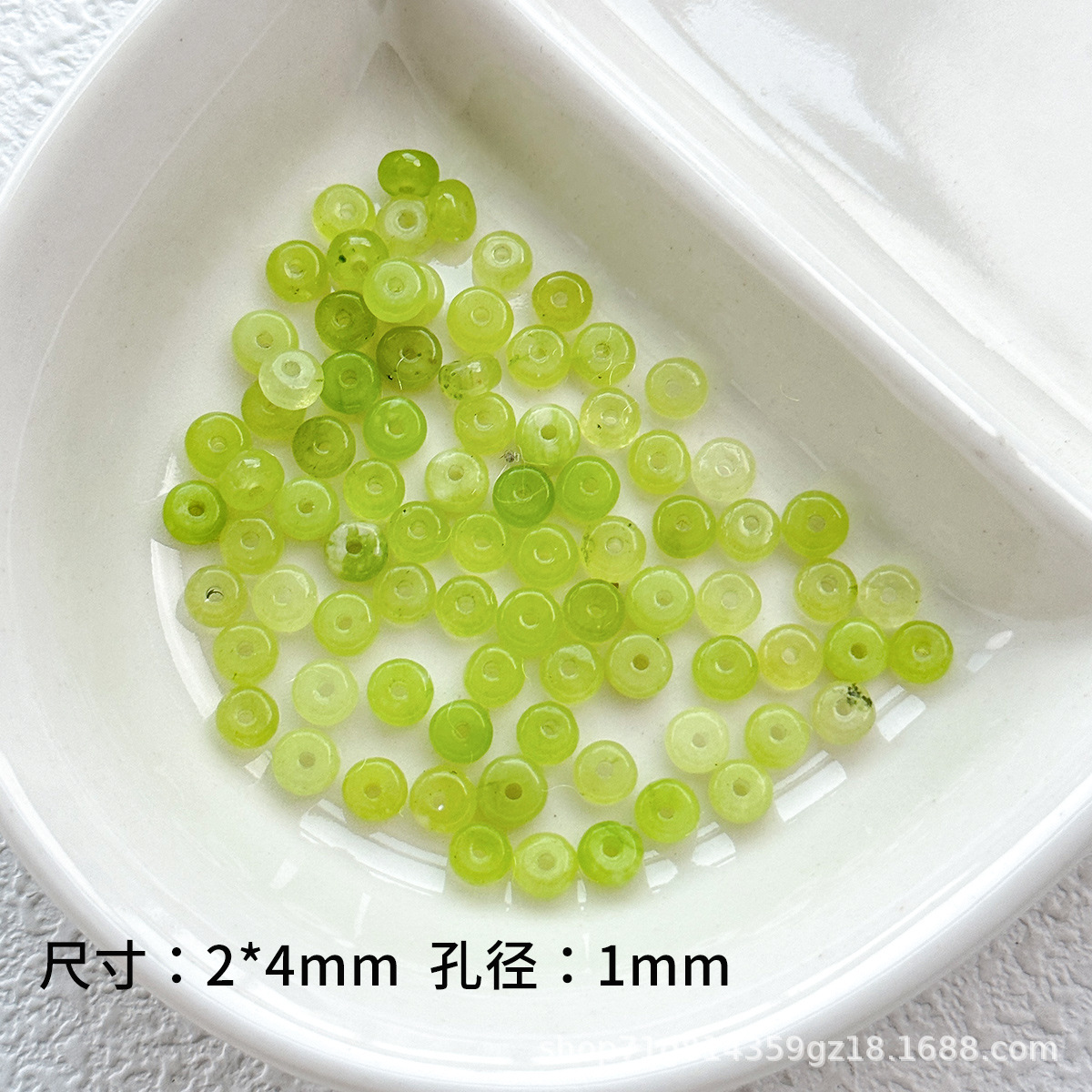 Nuevo ábaco natural chino diafragma plano perlas separadoras de perlas dispersas diy accesorios de joyería de perlas accesorios de material