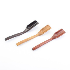 Supplying Dehua tea set, tea ceremony tea set accessories, solid wood tea spoon, tea shovel, household office Gongfu tea set, tea leaves spoon