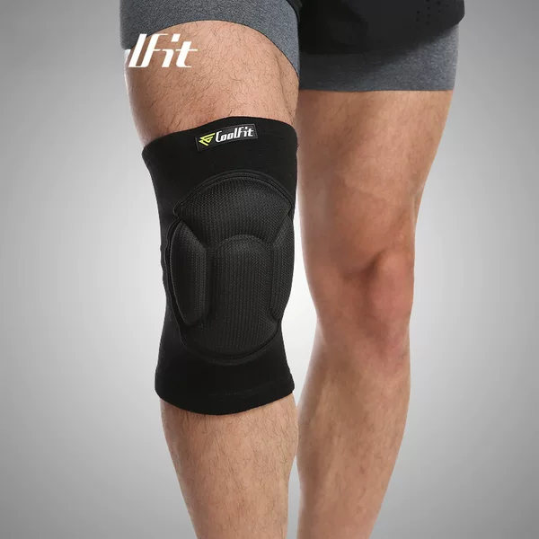 Anti-Collision Thickeneded Sports Knee Pads Goalkeeper Kneeling Dance Hip-Hop Rock Climbing Sponge Knee Pads Factory Direct Sales
