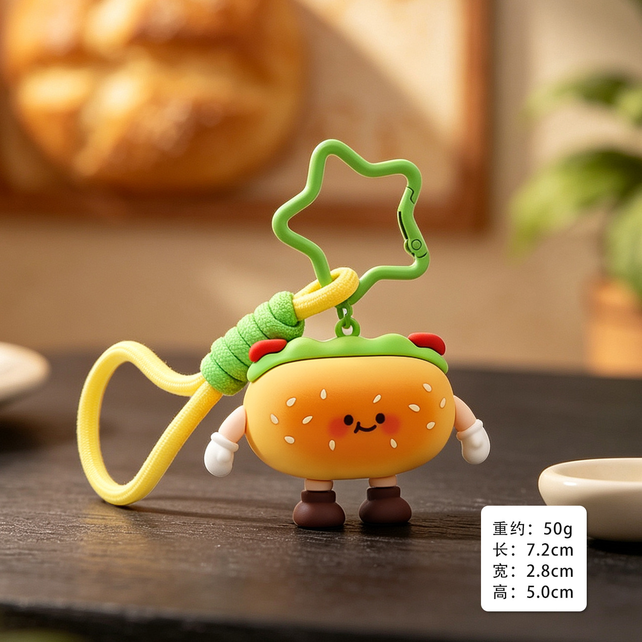 Food play, pendant, bread