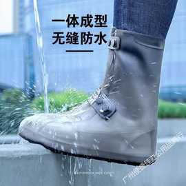 防水鞋套批发雨鞋套防滑加厚耐磨儿童套防雨男士女下雨天雨靴脚套