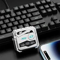 Mk47 беспроводные Bluetooth наушники TWS, механический внешний вид, сверхдлительная работа от аккумулятора, кросс-бордер Amazon e-commerce