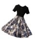 Black Evening Dress Skirt Light Luxury Niche French 2024 New Women's French Mid-length Elegant Celebrity Banquet Dress