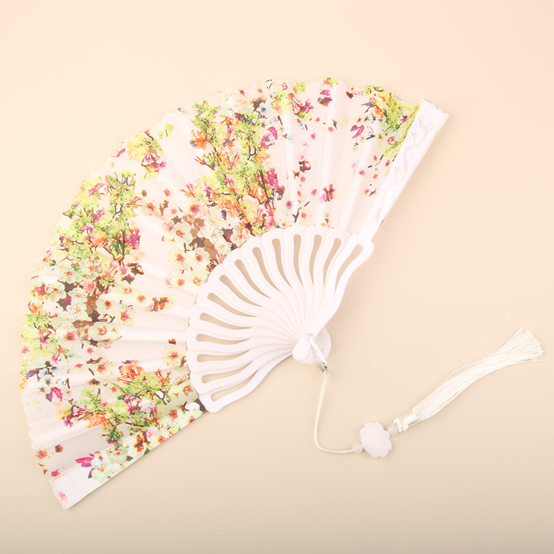 Abanico Plegable de Encaje de Plástico, Estampado, para Danza image 94