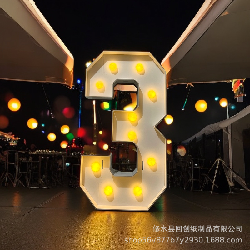 Tridimensional digital tablero KT mosaico globo marco niños bebé fiesta de cumpleaños escena accesorios de decoración