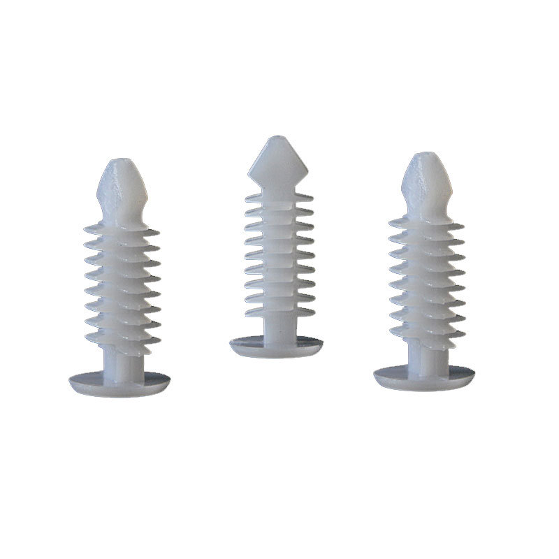 Muebles papelería remache diente plano blanco púas hebilla en forma de árbol remache nylon signo agujero bloqueo hebilla clip A23