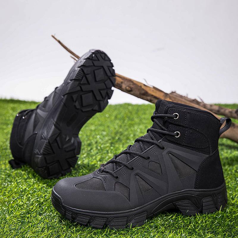 Nuevas botas tácticas de comercio exterior botas militares antideslizantes transpirables de gran tamaño para hombre