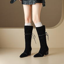 6.5cm�߸�ѥŮ�ﶬ���¿�Ůѥ����朴ָ��LͲѥ�r�����e�T��Lѥ