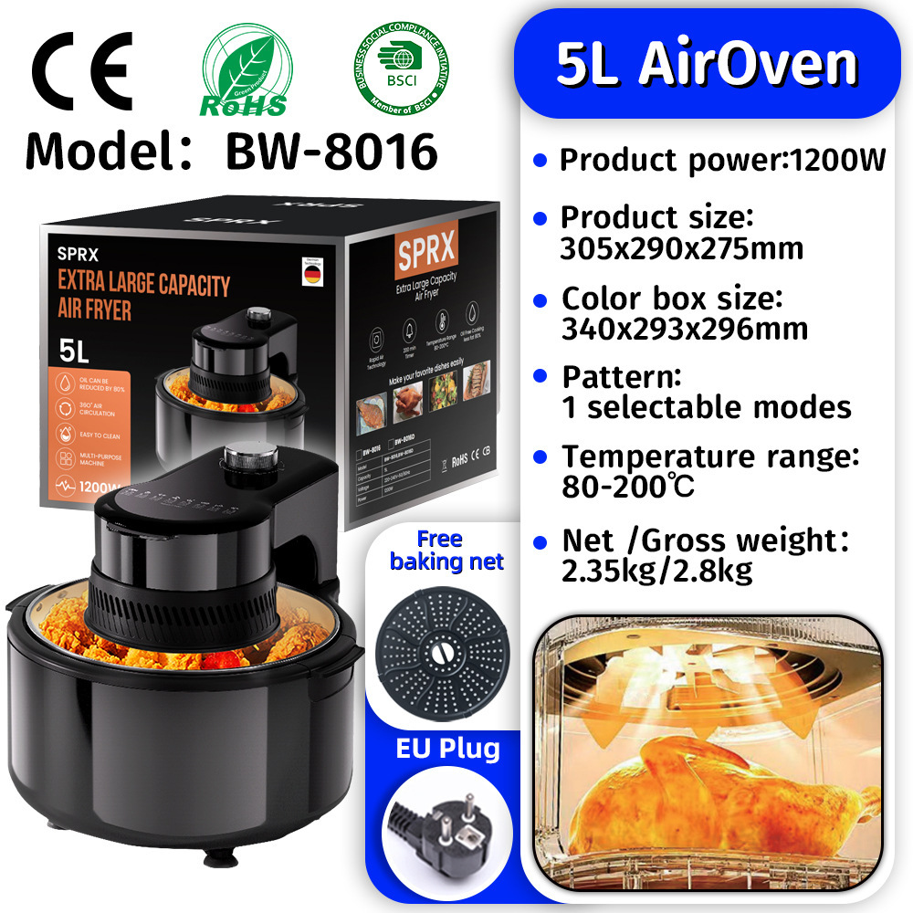 Freidora mecánica de 5L Norma europea