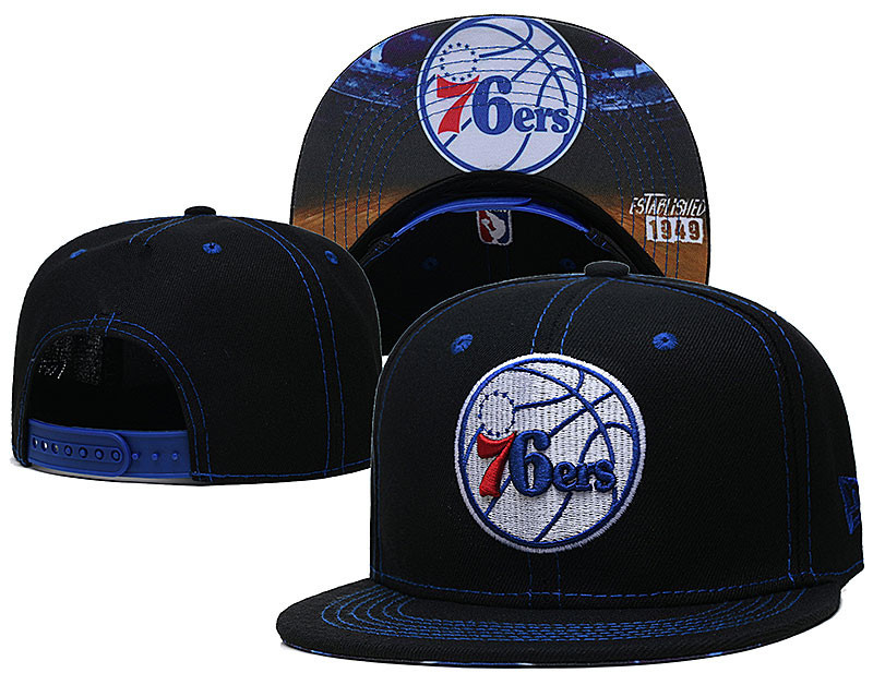 NBA nuevo sombrero baloncesto 76ers equipo visera sombrero pareja tomar un sombrero para el sol gorra bordada a