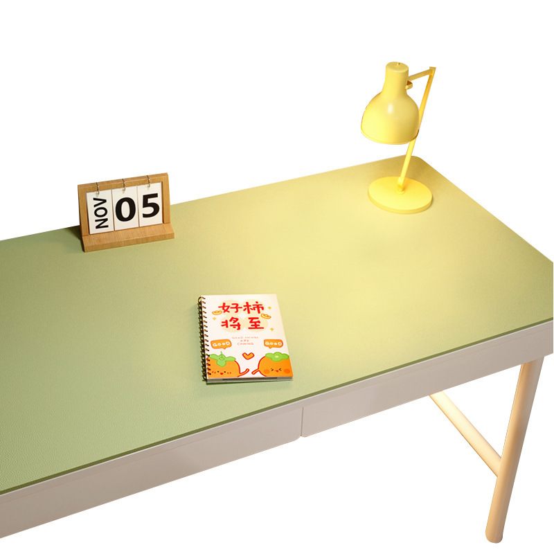 Protector de ojos de protección del medio ambiente Alfombrilla de mesa de libro Cuero para estudiantes Alfombrilla de mesa de color sólido Mantel de mesa a prueba de aceite Alfombrilla de mesa de computadora de aprendizaje antideslizante