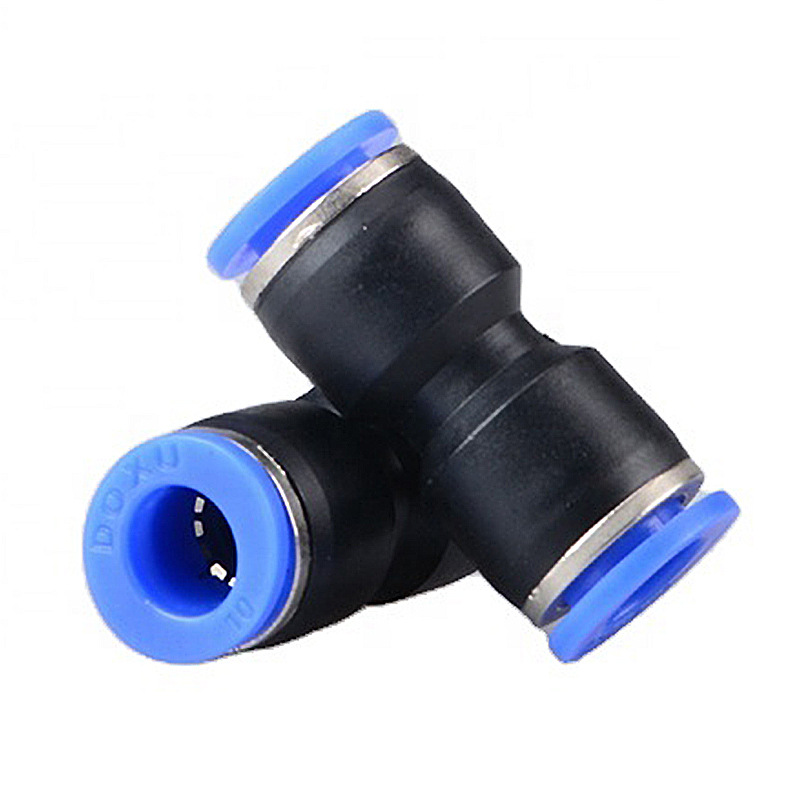 【厂家批发】PU直通出口外贸塑料快插气管接头塑料气动直通接头