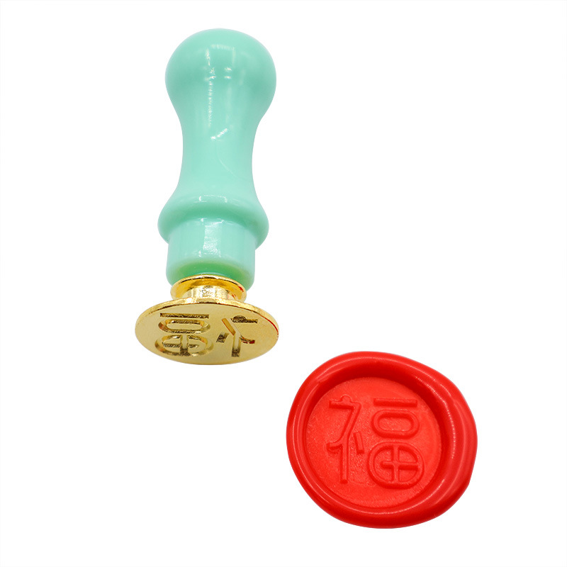 금속 축복 챕터 헤드 + 하늘색 원형 손잡이