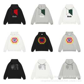 长期有跨境外贸货源Rhude字母设计印花明星款潮流宽松个性连