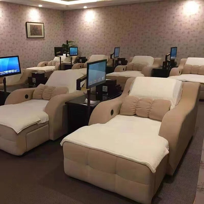 Bath Center Rest Sofa Electric Foot Bath Sauna Spa Club Sofa Bed Hot Spring Foot Bath Sofa Recliner