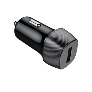 Solutexin Classic Gift Qc3.0 Single Port USB Smart Mini Fast Charging Car Mobile Phone Laptop Charger
