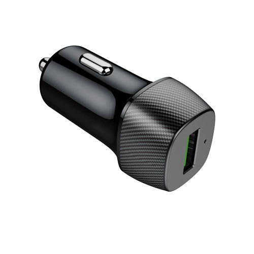 Автомобильное зарядное устройство Solutexin Classic Gift QC3.0 с одним портом USB, быстрая зарядка для телефона и ноутбука